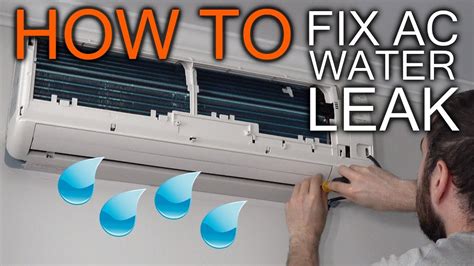 window ac unit leaking water|Leaking Window A/C indoors (How to fix water leaky Air Condition)